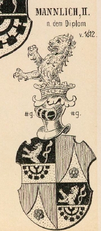 Mannlich Coat of Arms / Family Crest 1