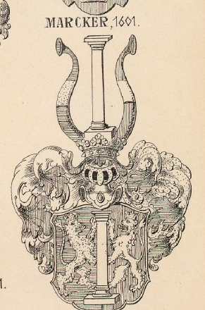Marcker Coat of Arms / Family Crest 1