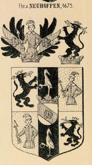 Neuhoffen Coat of Arms / Family Crest 1