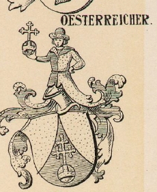 Oesterreicher Coat of Arms / Family Crest 1