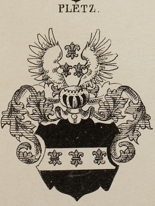 Pletz Coat of Arms / Family Crest 2