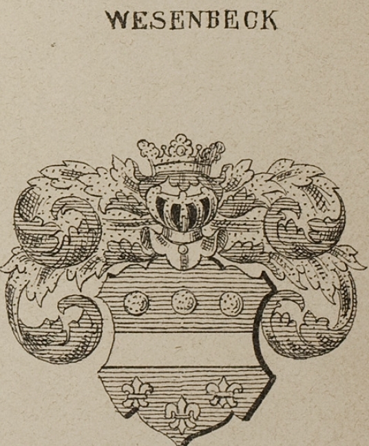 Wesenbeck Coat of Arms / Family Crest 2