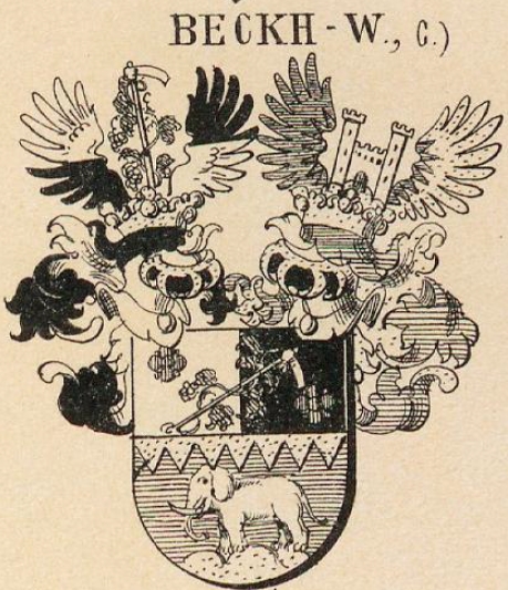 Beckh-Widmannstetter Coat of Arms / Family Crest 2