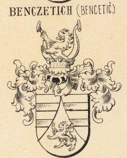 Benczetich Coat of Arms / Family Crest 0