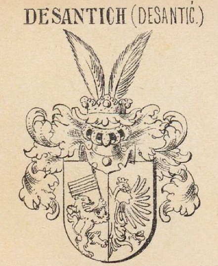 Desantich Coat of Arms / Family Crest 1
