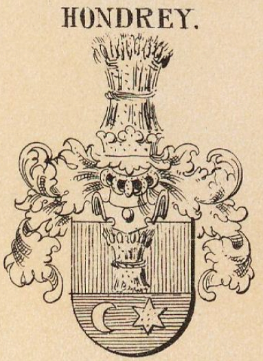 Hondrey Coat of Arms / Family Crest 0