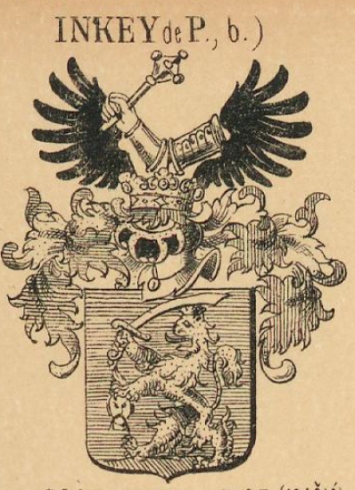 Inkey Coat of Arms / Family Crest 1