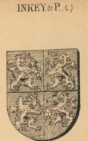Inkey Coat of Arms / Family Crest 2