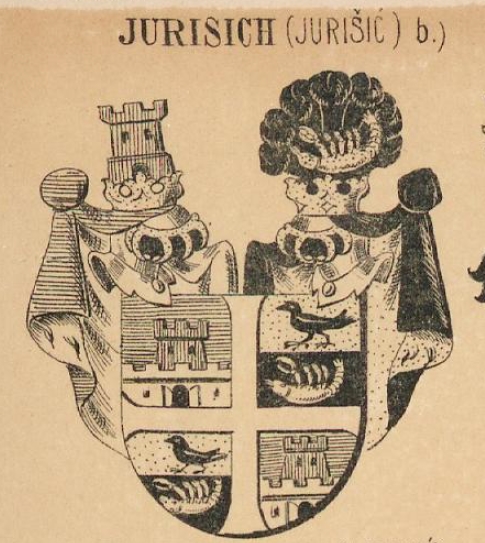 Jurisich Coat of Arms / Family Crest 1