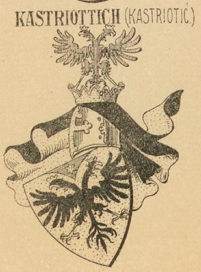 Kastriottich Coat of Arms / Family Crest 0