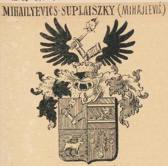 Mihailyevics-Supalaiszky Coat of Arms / Family Crest 0