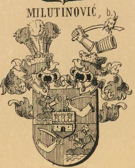 Milutinovic Coat of Arms / Family Crest 1