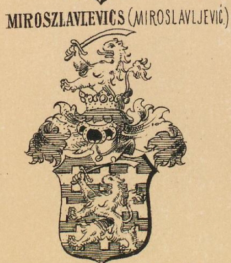 Miroszlavlevics Coat of Arms / Family Crest 0
