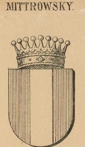 Mittrowsky Coat of Arms / Family Crest 0