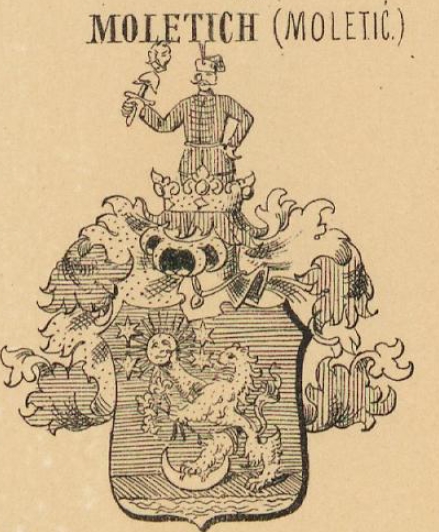 Moletich Coat of Arms / Family Crest 0