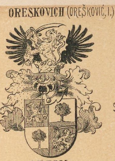 Oreskovich Coat of Arms / Family Crest 0
