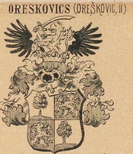 Oreskovich Coat of Arms / Family Crest 1