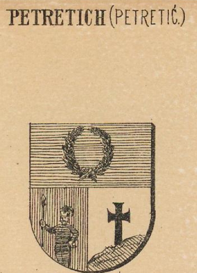 Petretich Coat of Arms / Family Crest 0