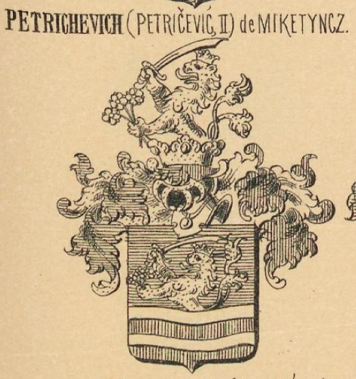 Petrichevich Coat of Arms / Family Crest 0