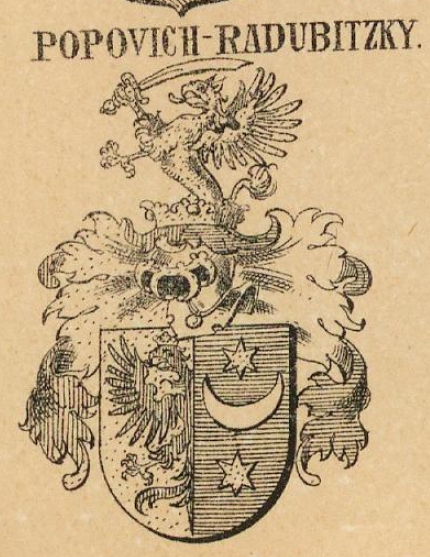 Popovich-Radubitzky Coat of Arms / Family Crest 0