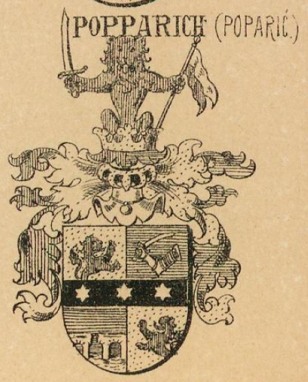 Popparich Coat of Arms / Family Crest 0