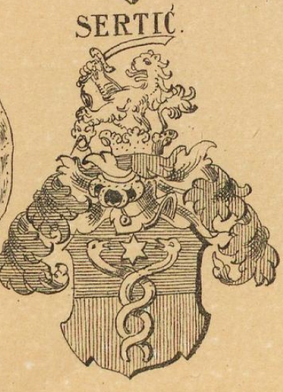 Sertic Coat of Arms / Family Crest 0