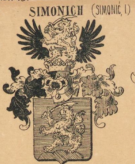 Simonich Coat of Arms / Family Crest 0