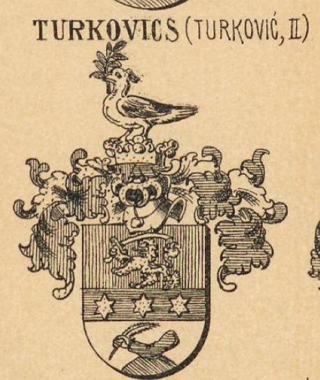 Turkovic Coat of Arms / Family Crest 1