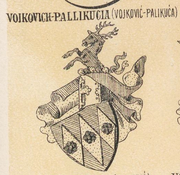 Voikovich-Pallaikucia Coat of Arms / Family Crest 0