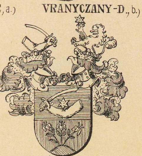 Vranyczany-Dobrinovic Coat of Arms / Family Crest 1