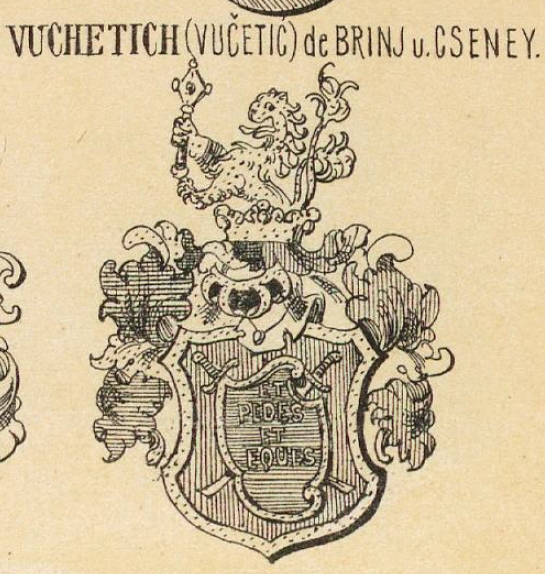 Vuchetich Coat of Arms / Family Crest 1