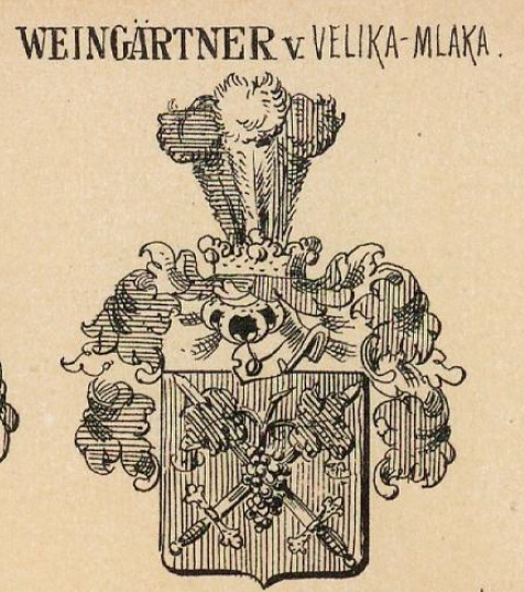 Weingartner Family Crest, Coat of Arms and Name History