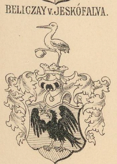 Beliczay Coat of Arms / Family Crest 1