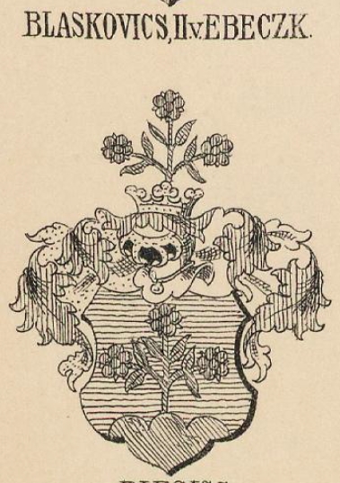Blaskovich Coat of Arms / Family Crest 1