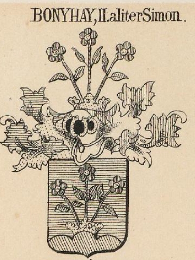Bonyhay Coat of Arms / Family Crest 1