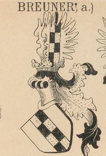 Breuner Coat of Arms / Family Crest 2