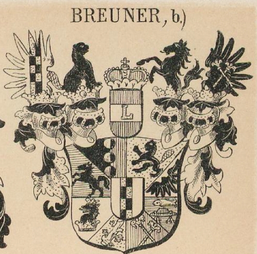 Breuner Coat of Arms / Family Crest 3