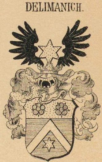 Delimanich Coat of Arms / Family Crest 1