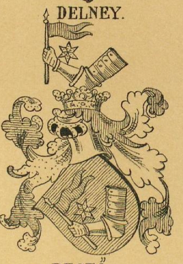 Delney Coat of Arms / Family Crest 0