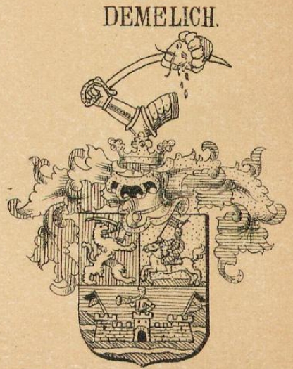 Demelich Coat of Arms / Family Crest 1