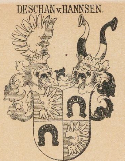 Deschan Coat of Arms / Family Crest 0