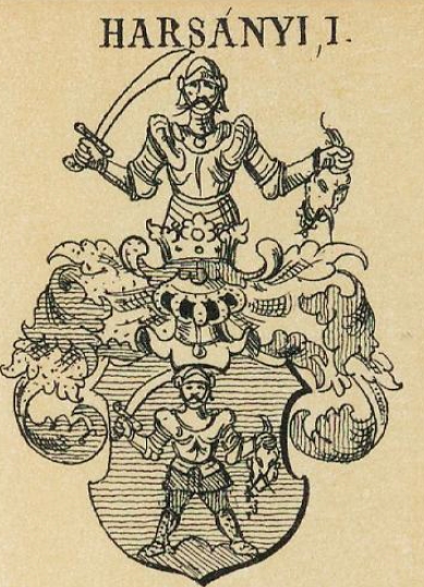 Harsanyi Coat of Arms / Family Crest 1