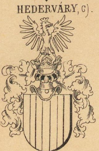 Hedervary Coat of Arms / Family Crest 2