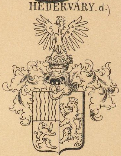 Hedervary Coat of Arms / Family Crest 3