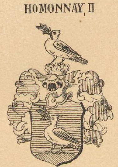 Homonnay Coat of Arms / Family Crest 1