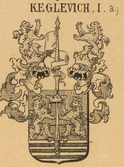 Keglevich Coat of Arms / Family Crest 1