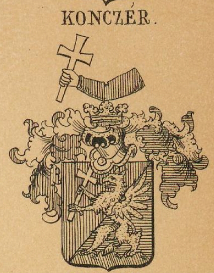 Konczer Coat of Arms / Family Crest 1