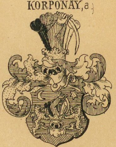 Korponay Coat of Arms / Family Crest 0