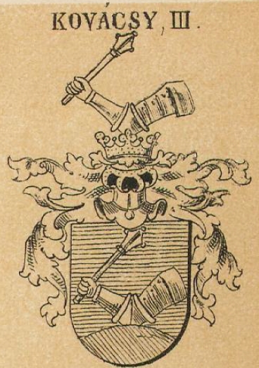 Kovacsy Coat of Arms / Family Crest 2