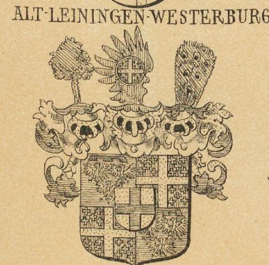 Leiningen Coat of Arms / Family Crest 1